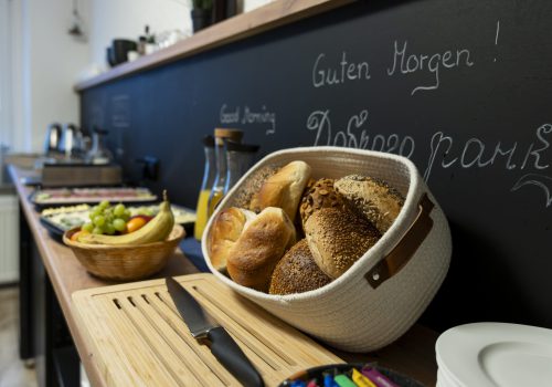 Frühstück in unserer Pension