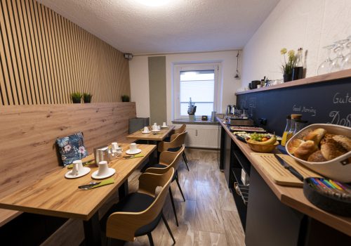 Frühstück in unserer Pension